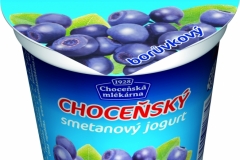 6405 - Choceňský smetanový jogurt borůvka 150 g