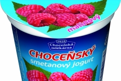 6401 - Choceňský smetanový jogurt malina 150 g