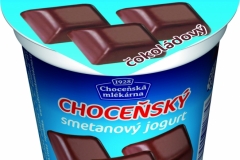 6407 - Choceňský smetanový jogurt čokoláda 150 g