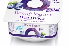 6450 - Řecký jogurt borůvka 0% 140 g
