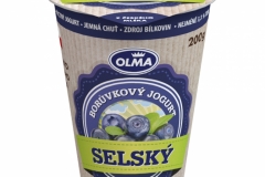 6146 - Selský jogurt 3,3 % borůvka 200 g
