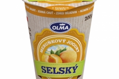 6145 - Selský jogurt 3,3 % meruňka 200 g